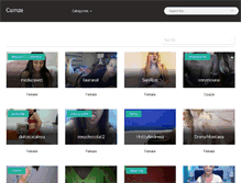 Tablet Screenshot of camze.com